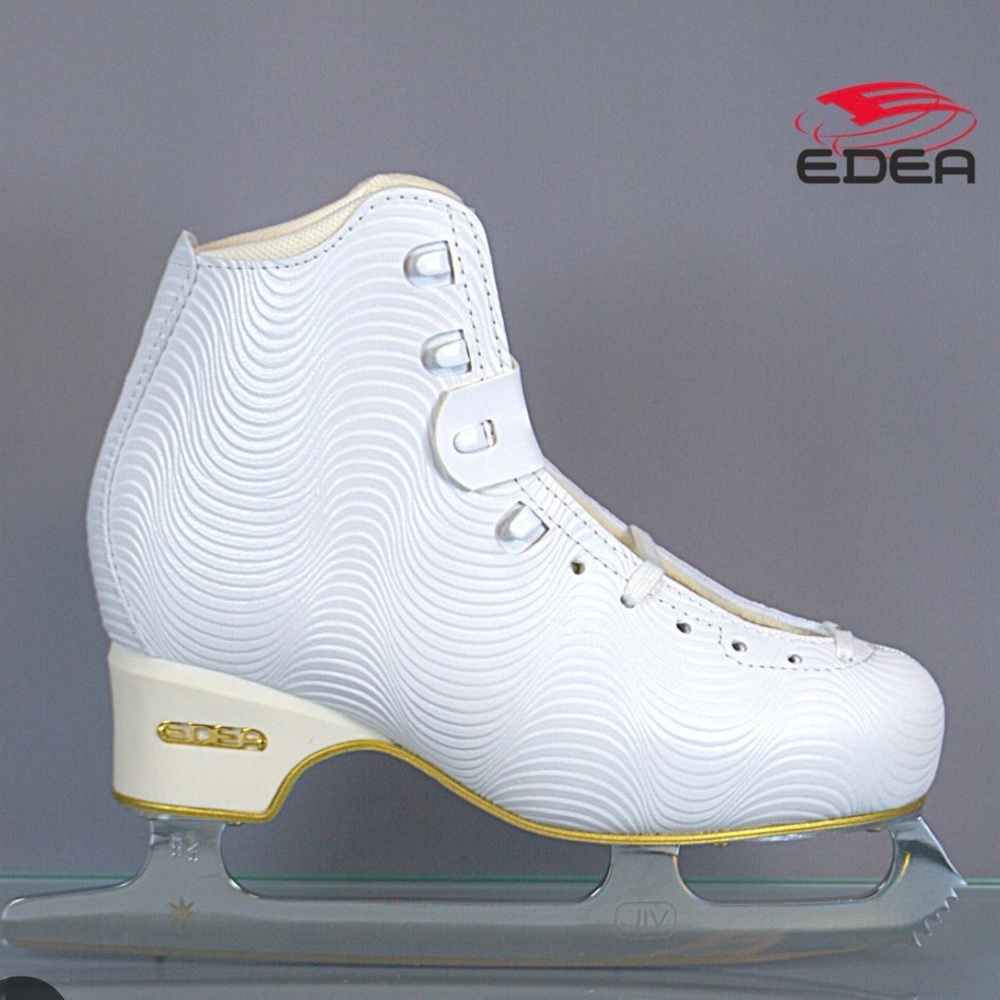 Edea Ivory Wave Ice Skates for Kids 215c - Picture 3 of 12